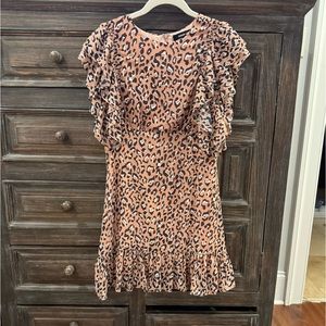 Sugar lips pink leopard print dress